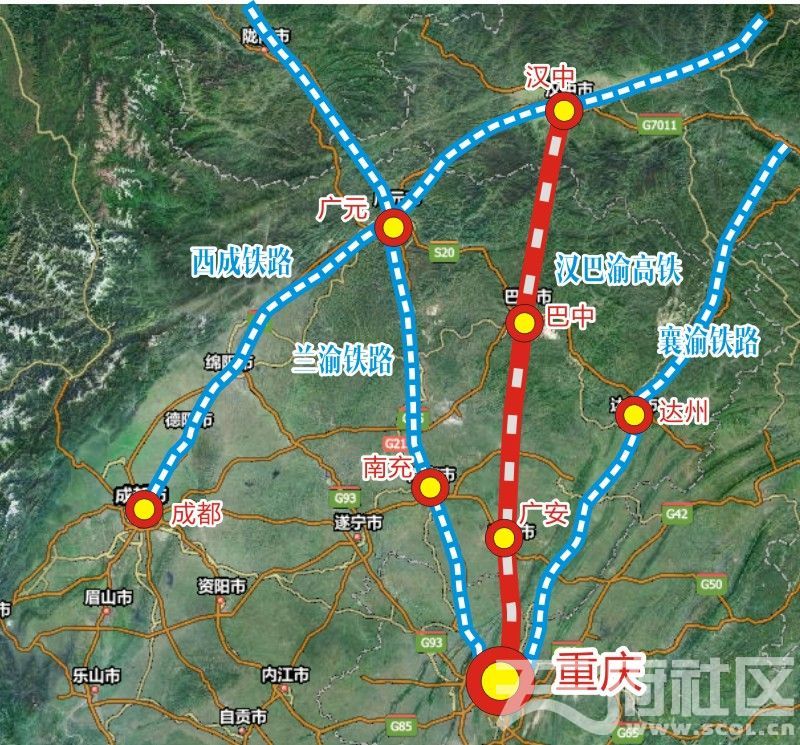 西渝高铁最新规划路线详解